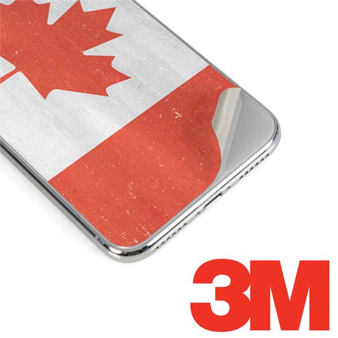 Canada Flag Distressed iPhone X Skin